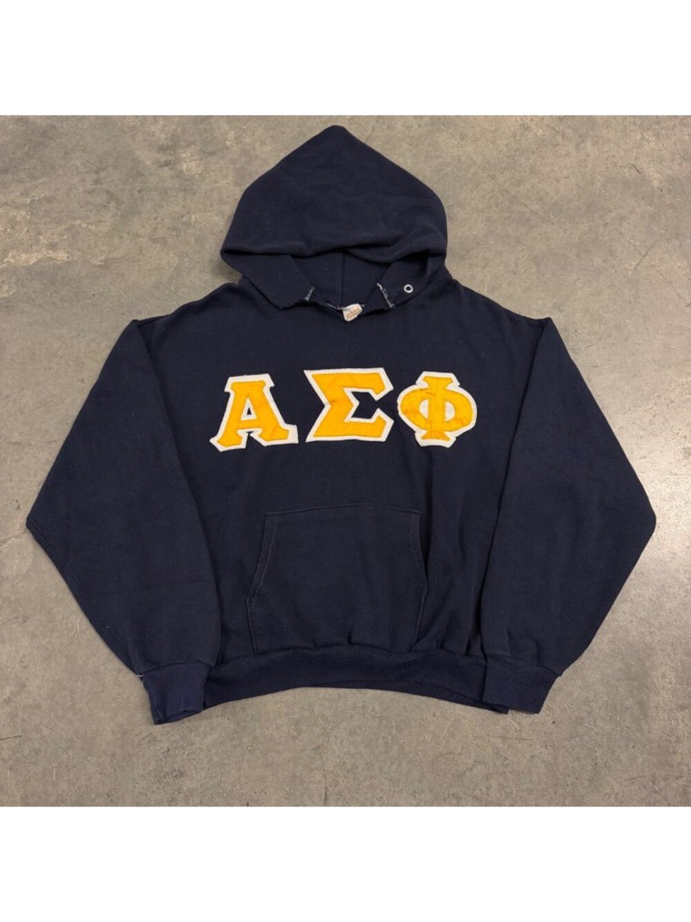 Sportwear 1980s Alpha Sigma Phi Hoodie